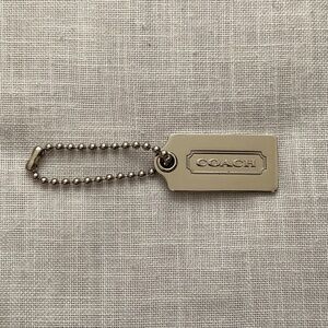 Coach Silver Keychain